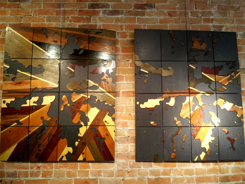 Laser cut Ontario lakes wood art prints by Dan Thompson-Walker - Print #3, 3.5