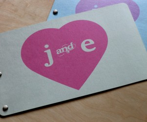 cover of our contemporary laser cut wedding invitations