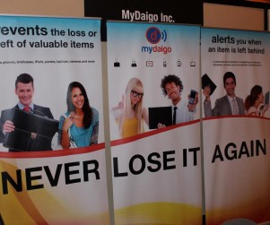 MyDaigo trade show booth retractible panels