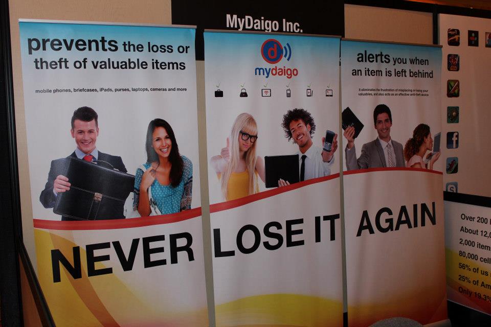 MyDaigo startup business branding / trade show print package