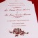 Red rose custom laser cut wedding invitation 3